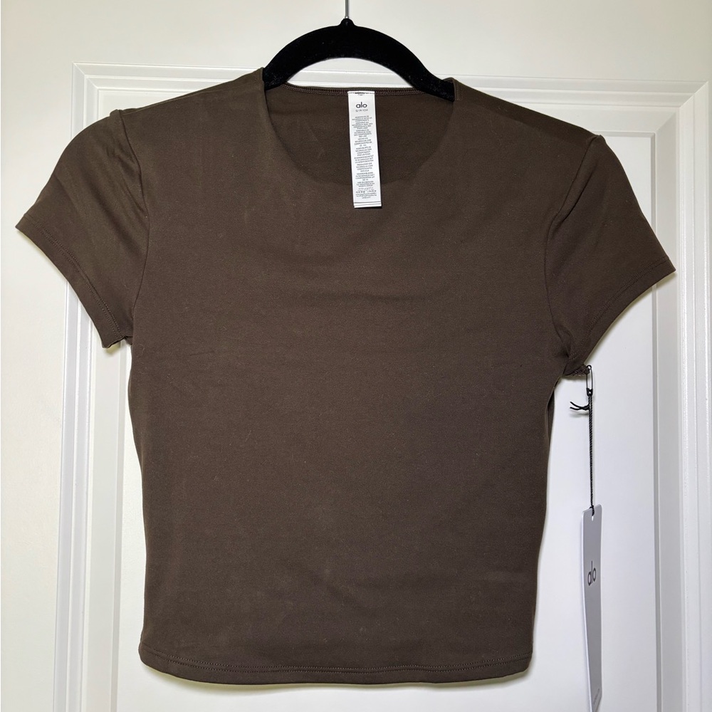 NWT! ALO Softsculpt Precision Short Sleeve Top Size S - Picture 5 of 8